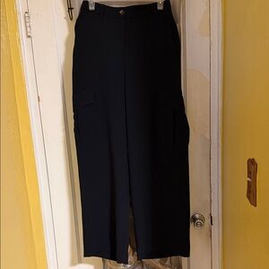 Wilfred Black Wide-Leg Pants